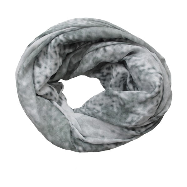 Vlněný šátek s kašmírem Happy Cow Grey, 130 cm