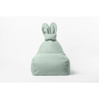 Zelený dětský sedací vak The Brooklyn Kids Funny Bunny