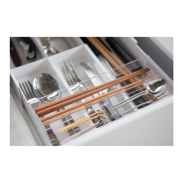 Bílé přihrádky do kuchyňské zásuvky YAMAZAKI Tower-image-2