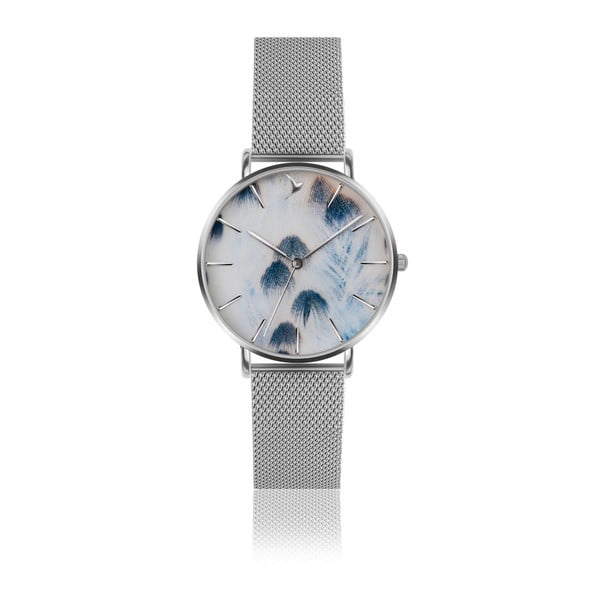 Dámské hodinky s šedým páskem z nerezové oceli Emily Westwood Nataly