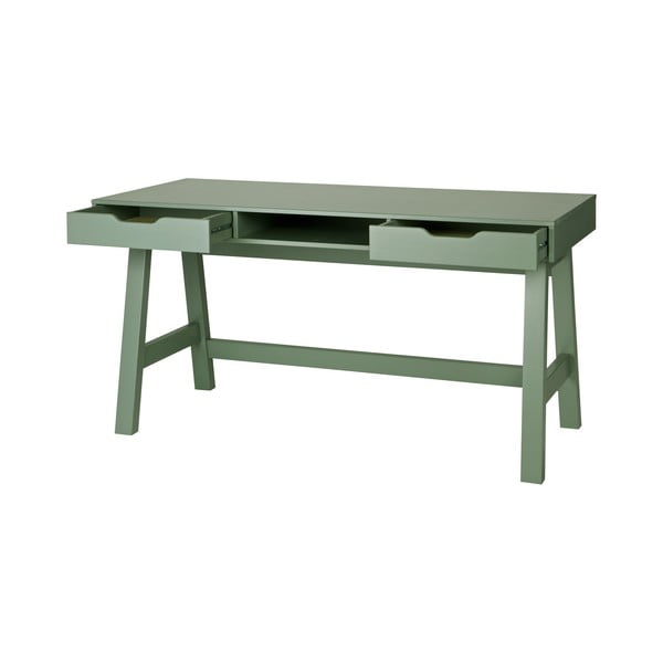Zelený psací stůl WOOOD Nikki-image-4
