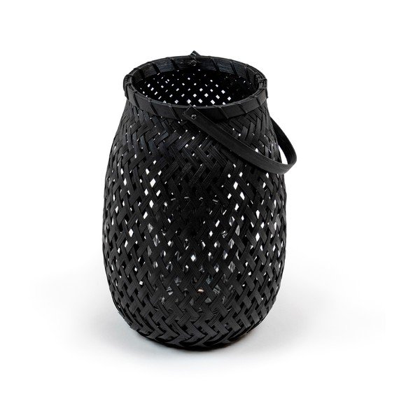 Černá bambusová lucerna Compactor Bamboo Lantern, ⌀ 18 cm-image-4