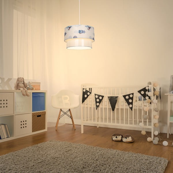 Bílo-modré dětské svítidlo – Squid Lighting-image-1