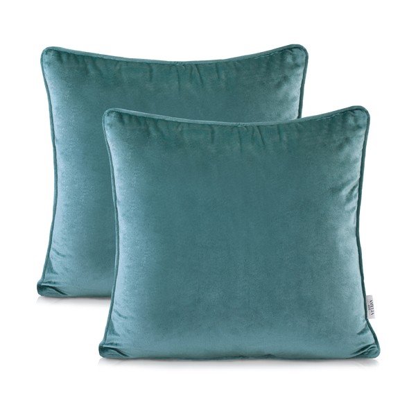 Sada 2 potahů na polštáře AmeliaHome Nancy Lightblue, 45 x 45 cm-image-2