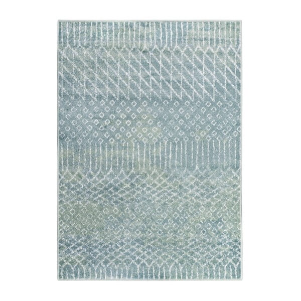 Mentolově zelený koberec Mazzini Sofas Leaf, 200 x 290 cm