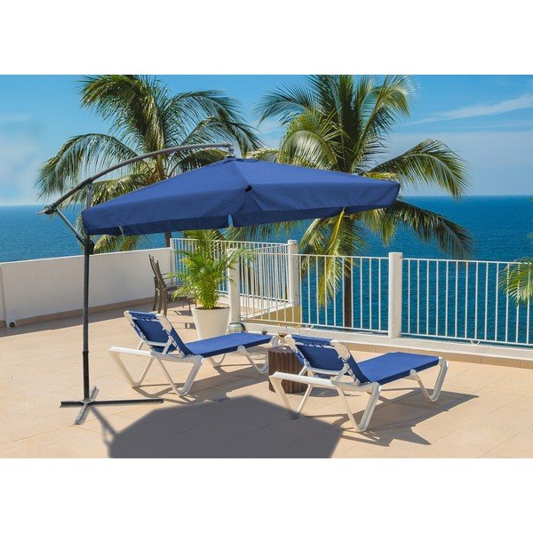 Modrý slunečník ø 300 cm – Garden Pleasure-image-1