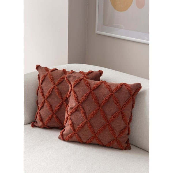 Povlaky na polštáře v sadě 2 ks 43x43 cm Tuffet – Mioli Decor-image-2