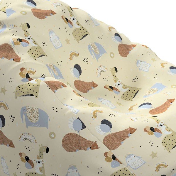 Béžový dětský sedací vak Magic  - Yellow Tipi-image-1