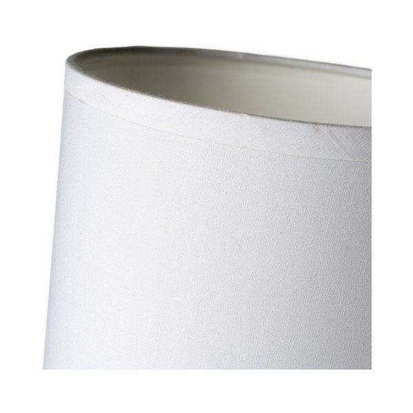 Skleněná stolní lampa s textilním stínidlem (výška 29 cm) – Casa Selección-image-2