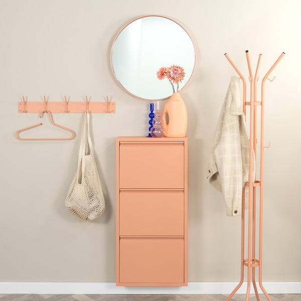 Kovový nástěnný věšák v lososové barvě 70 cm Fusion – Spinder Design-image-4