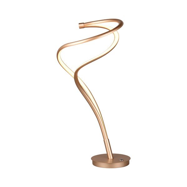 LED stolní lampa s kovovým stínidlem ve zlaté barvě (výška 56 cm) Nala – Trio Select-image-3