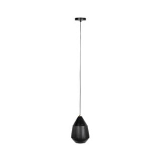 Černé závěsné svítidlo s kovovým stínítkem ø 20 cm Aysa - White Label