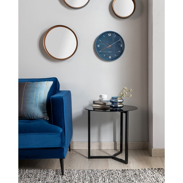 Černý odkládací stolek Kave Home Marae, ⌀ 50 cm-image-3