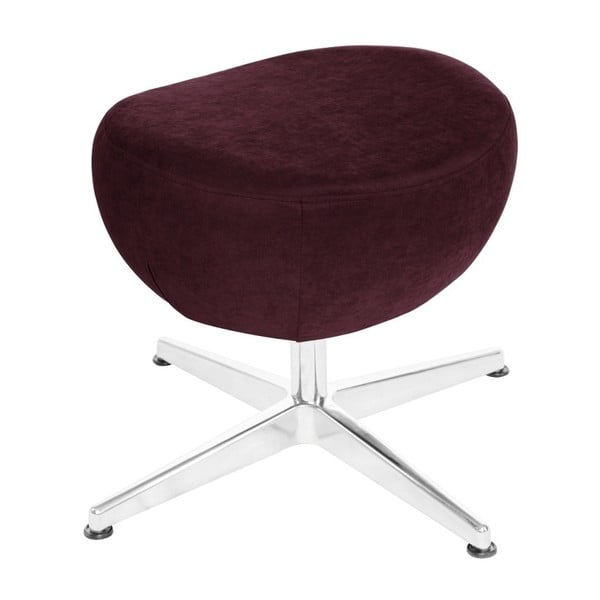 Vínově červená otočná stolička/podnožka My Pop Design Vostell