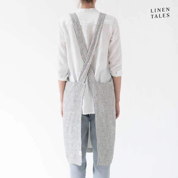 Lněná zástěra Crossback – Linen Tales-image-2