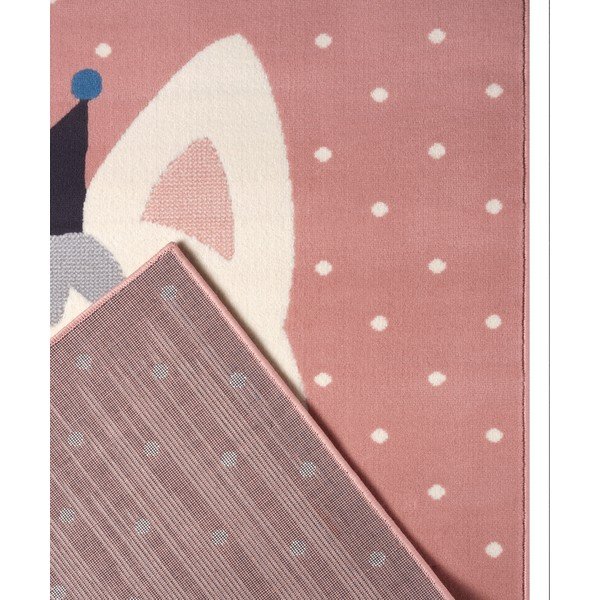 Dětský růžový koberec Hanse Home Adventures Kitty Bonny, 160 x 220 cm-image-3