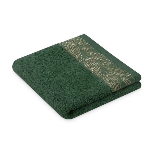 Zelené froté bavlněné ručníky a osušky v sadě 6 ks Allium – Restilo-image-3