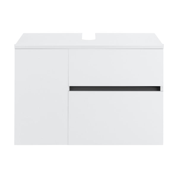 Bílá umyvadlová skříňka Støraa Wisla, 80 x 53 cm