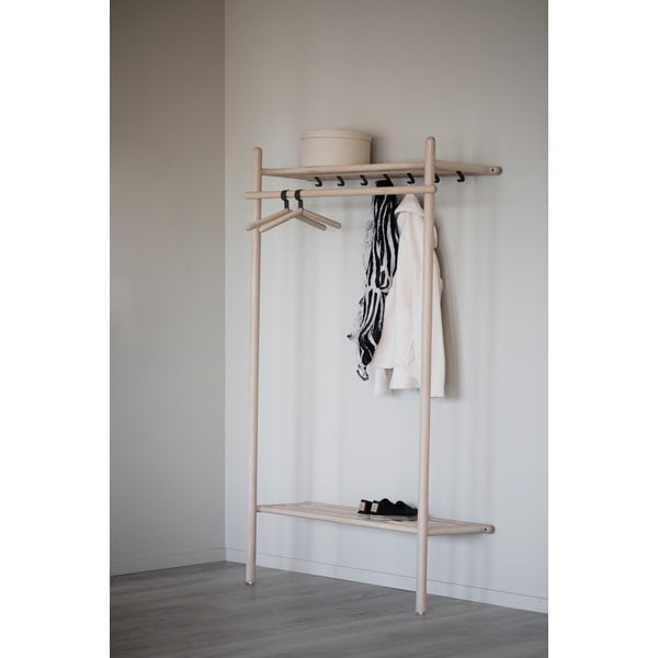 Předsíňová sestava z dubového dřeva v přírodní barvě Milford - Rowico-image-2