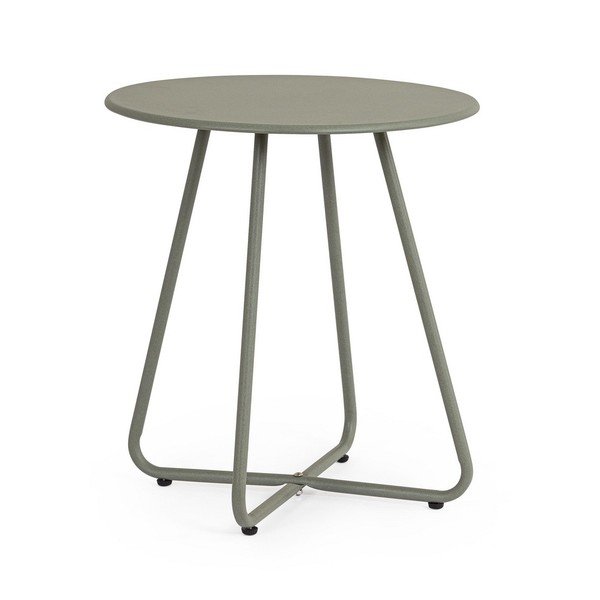 Ocelový kulatý zahradní stolek ø 45 cm Jable   – Bizzotto