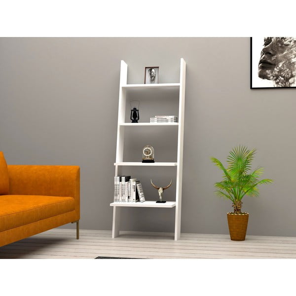 Bílý regál 56x150 cm Solid – Kalune Design-image-1