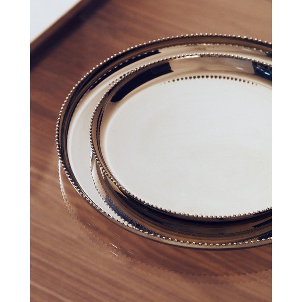 Servírovací tác z nerezové oceli ø 35,5 cm Nirela – Kave Home-image-1