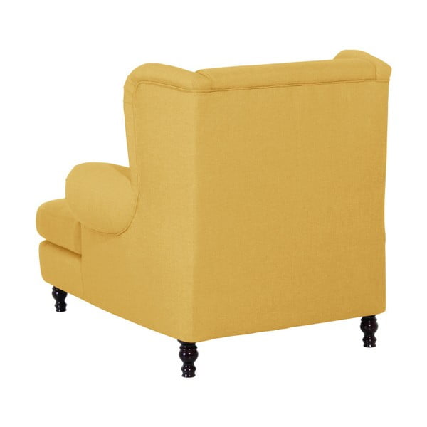 Žluté křeslo ušák Max Winzer Mareille Yellow-image-1