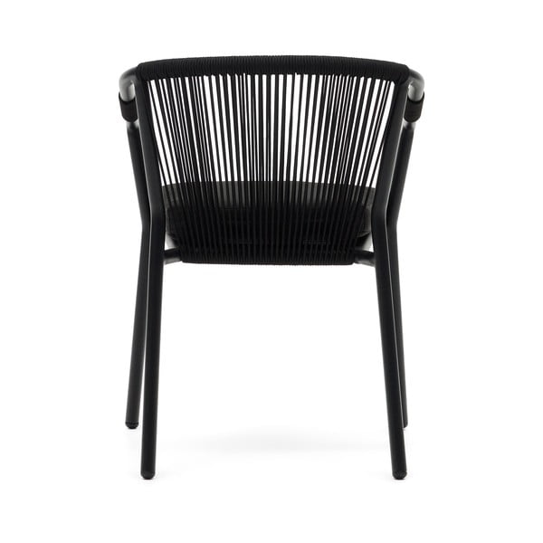 Černá kovová zahradní židle Xelida – Kave Home-image-4