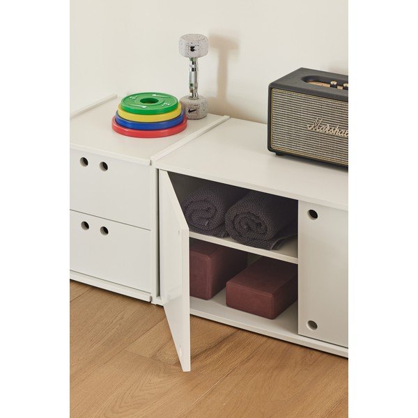 Krémový TV stolek 157x42x40 cm Wally – Teulat-image-4