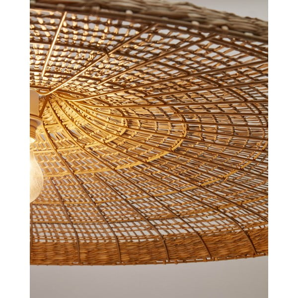 Stínidlo v přírodní barvě ø 100 cm Cruilles – Kave Home-image-1