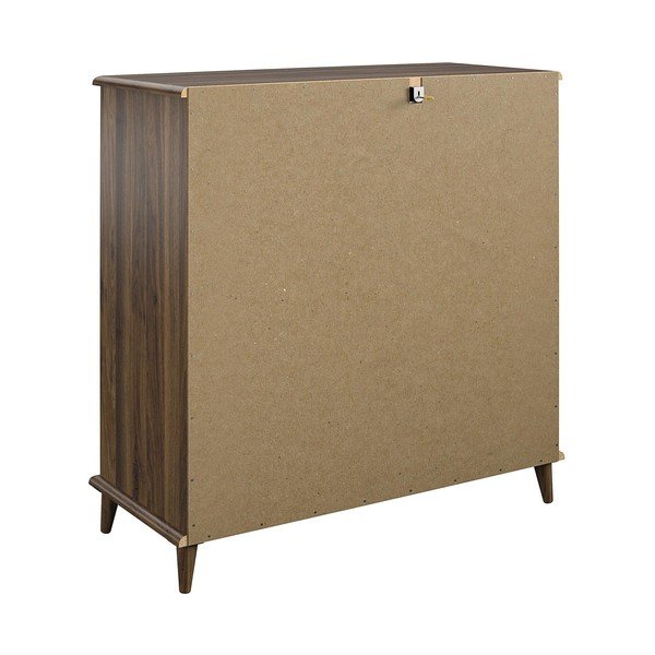 Vinotéka v dekoru ořechu na 15 lahví 91x91 cm Farnsworth - Queer Eye-image-4