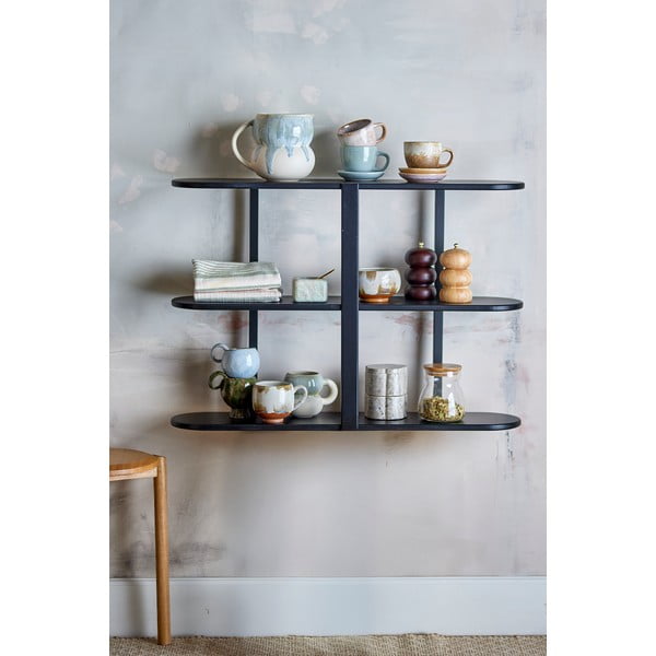 Černá patrová police 80 cm Vicente – Bloomingville-image-1
