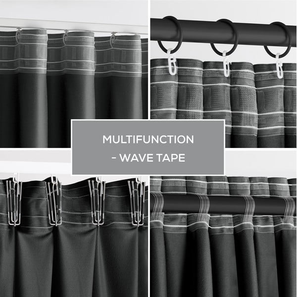 Šedý sametový dimout závěs 140x270 cm – Restilo-image-4