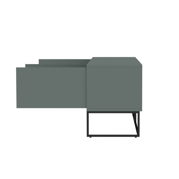 Šedozelený TV stolek 177x57 cm Lipp - Tenzo-image-4
