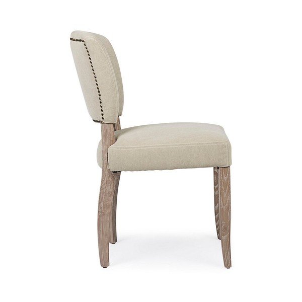 Béžová čalouněná jídelní židle Maratriz – Bizzotto-image-3