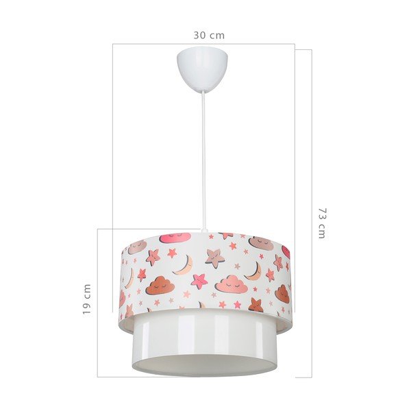 Bílé dětské svítidlo ø 30 cm Kinder – Squid Lighting-image-3