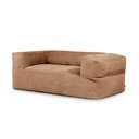 Hnědý manšestrový sedací vak Sofa MooG – SLOWDOWN