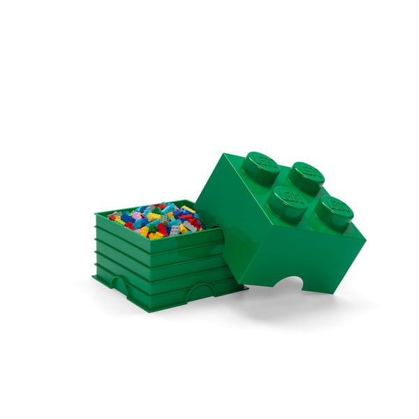 Zelený úložný box čtverec LEGO®-image-1