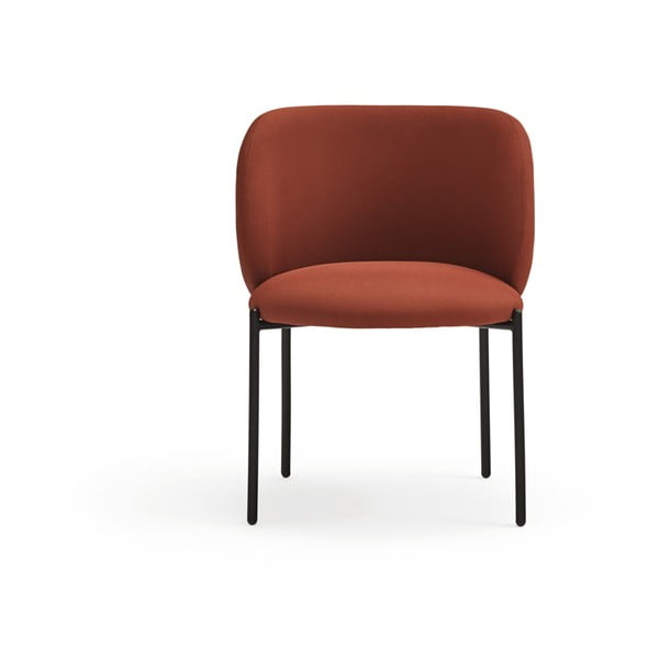 Červená čalouněná jídelní křesla v sadě 2 ks Mogi – Teulat-image-3