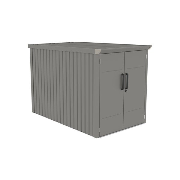 Šedá zahradní skříň Avocado B – Rojaplast-image-4