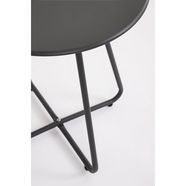 Ocelový kulatý zahradní stolek ø 45 cm Jable   – Bizzotto-image-2