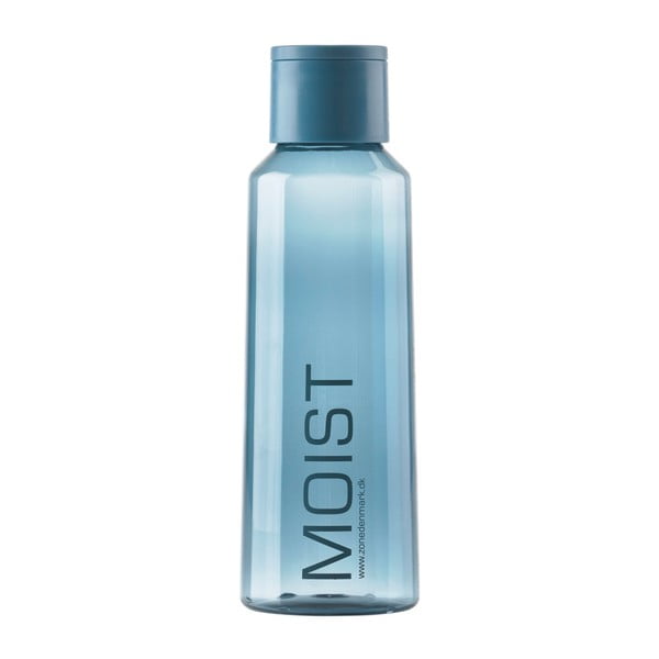 Modrá plastová láhev na vodu Zone Moist, 500 ml