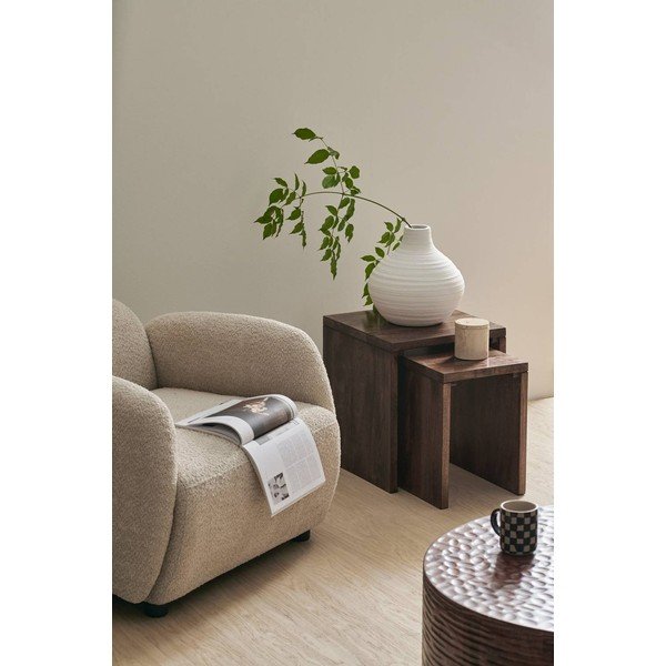Odkládací stolek z mangového dřeva Helle – Ellos Home-image-1