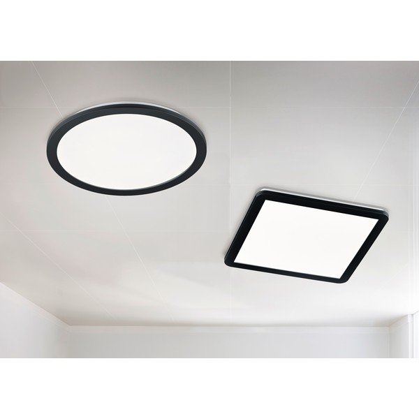 Matně černé LED stropní svítidlo Camilla – Trio-image-2