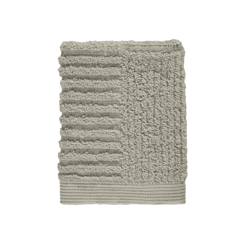 Zelenošedý bavlněný ručník 30x30 cm Classic - Zone