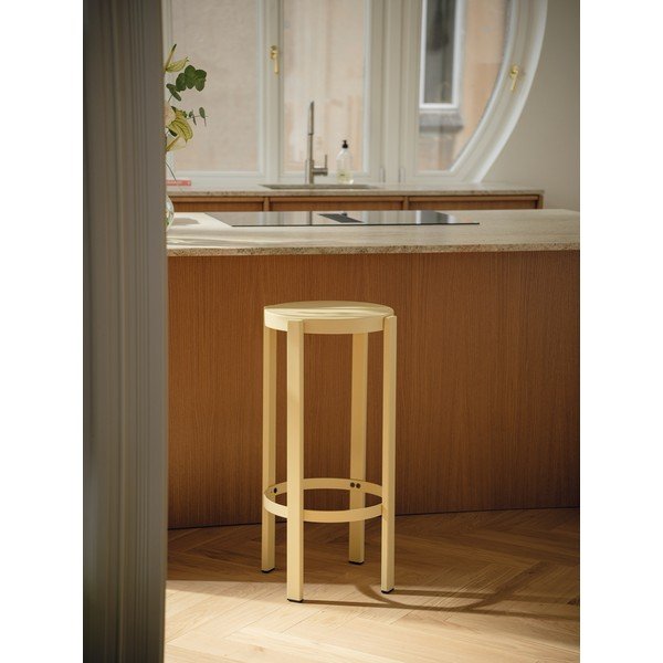 Černá ocelová barová stolička (výška sedáku 75 cm) Doon – noo.ma-image-4