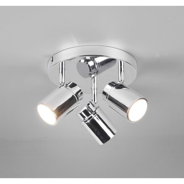 Kovové bodové svítidlo v leskle stříbrné barvě Angelo – Trio-image-1