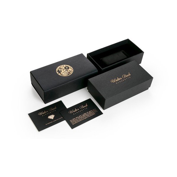 Dámské hodinky s bílým páskem z pravé kůže Walter Bach Union-image-2