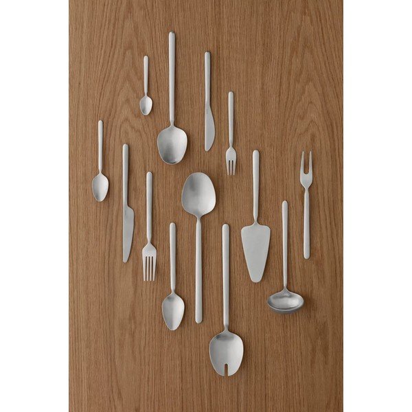 Nerezové dezertní vidličky v matně stříbrné barvě pro 4 osoby Stella – Blomus-image-1