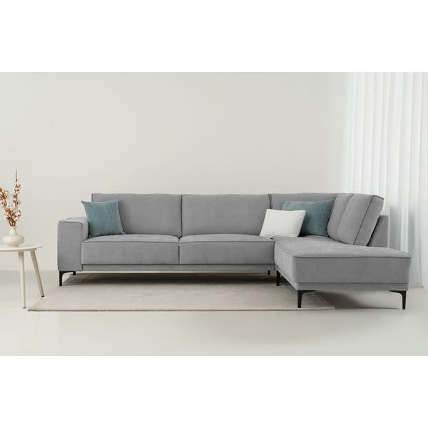 Šedá rohová pohovka (pravý roh/do L) Copenhagen – Scandic-image-1